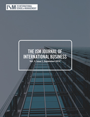 ISM国际业务杂志V3问题1封面